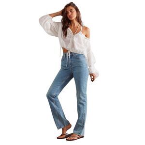 Free People- We The Free- Xena High Rise Slim Straight- 28